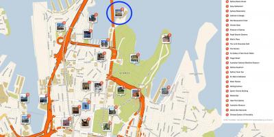 Mapa de sydney opera house