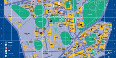 Universidade de sydney mapa