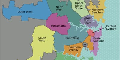 Mapa de sydney